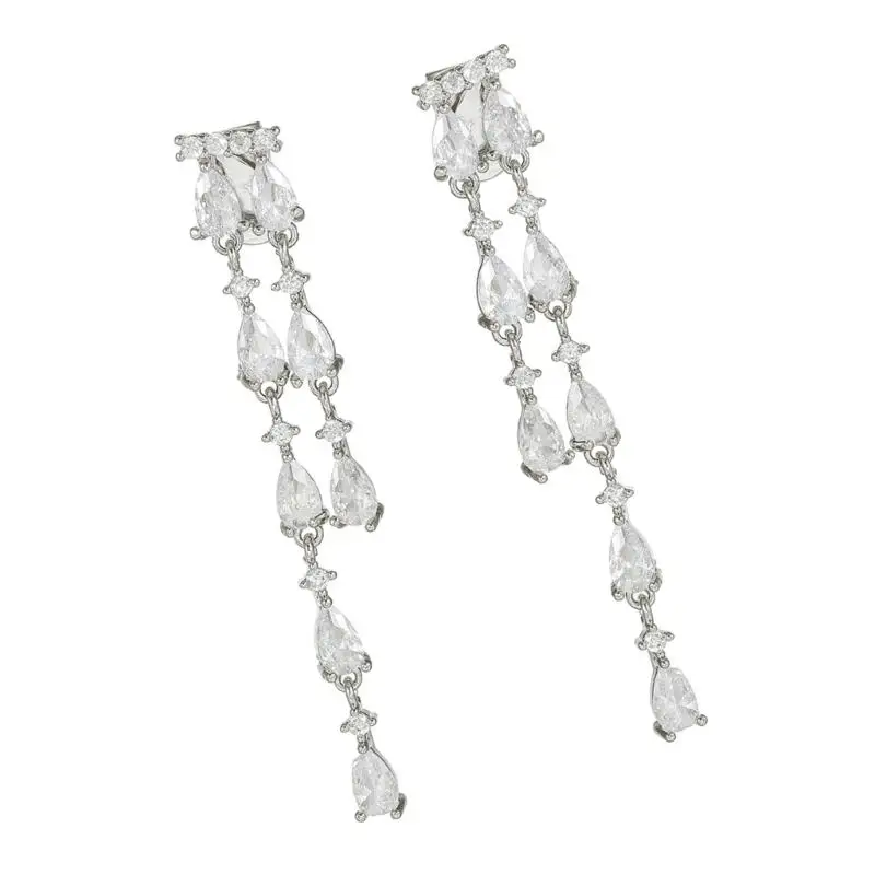 652F Fashionable Water Droplet Design Ear Clip For Freeclip 2 Headphones Charm Firmly Grip Elegant Appearance For Occasions