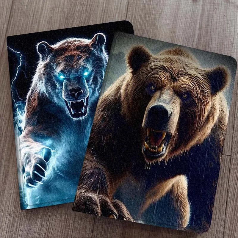 

Fierce Bear Art Cool Pattern For Xiaomi Redmi Pad 2 7 8 6 6S 5 4 SE Pro 8.8 11 8.7 11.2 12.4 Ultra Plus Max Tablet Case