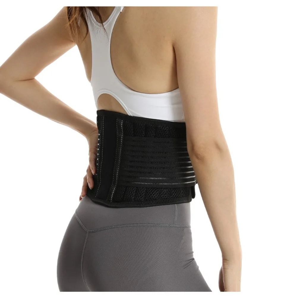 A nova placa de aço suporte cintura cinto de fitness venda quente cinto esportivo treinamento compressão abdômen correndo agachamento cinto