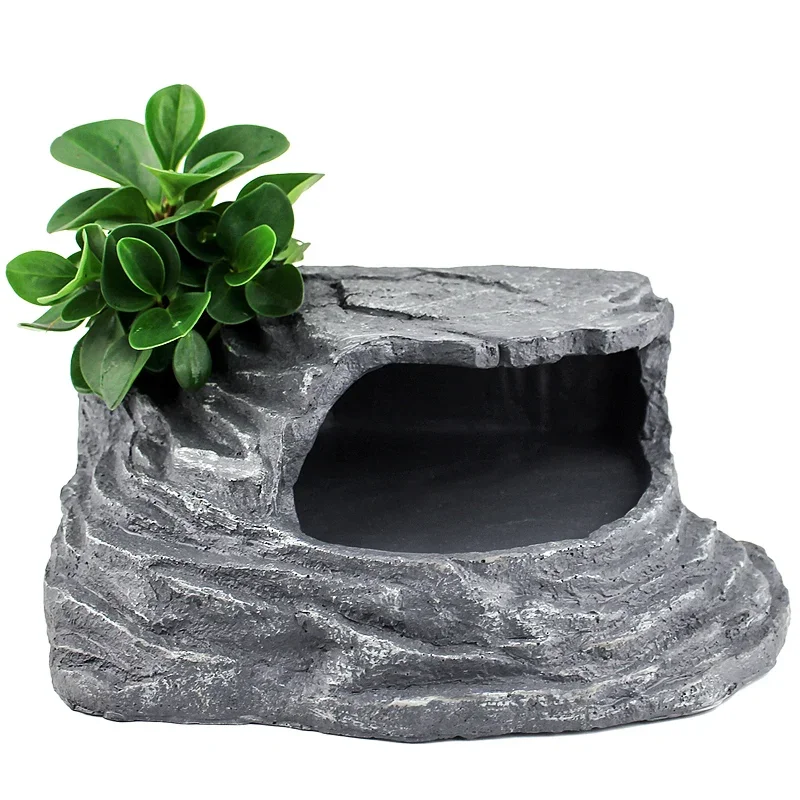 Turtle tank landscaping Turtle platform dodging cave house high water level floating island