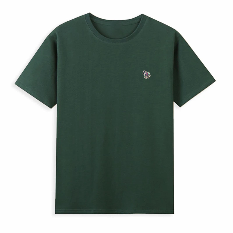 Korea Style brand Cotton O-Neck Minimalist Front Back letter Printed Pattern Tees Summer Harajuku Men Women Short Sleeve T-shirt image 3