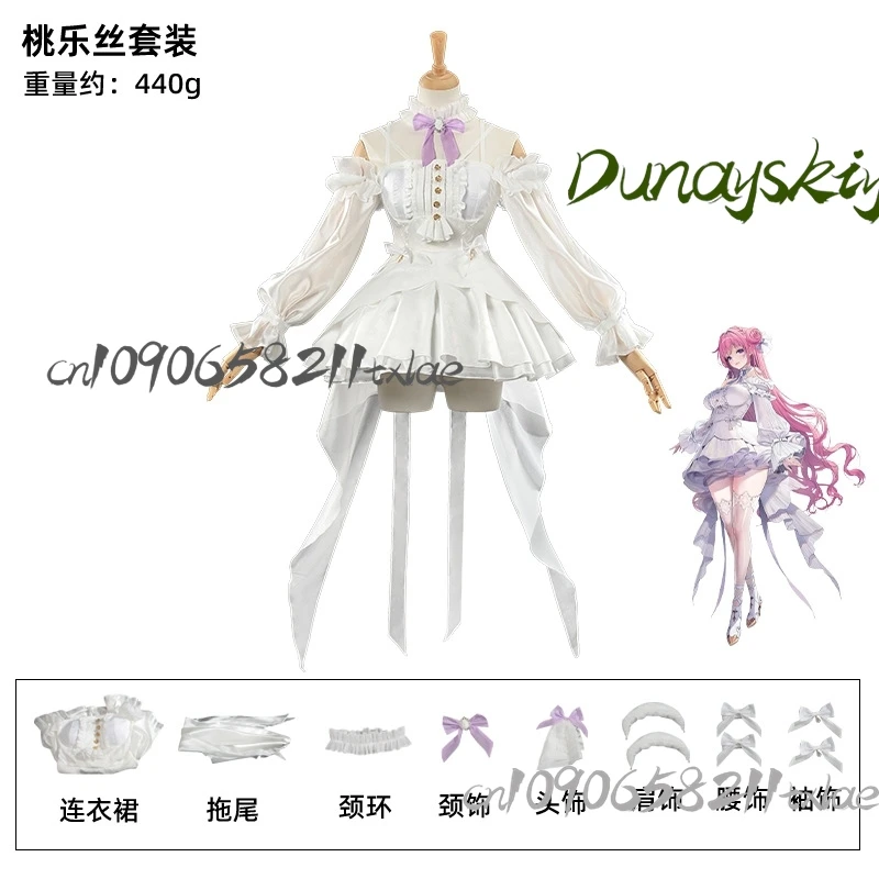 آلهة النصر: نيكي دورو أنيمي تأثيري ازياء شعر مستعار اكسسوارات kawaii جيراي كي مثير لوليتا فستان فتاة هالوين تأثيري