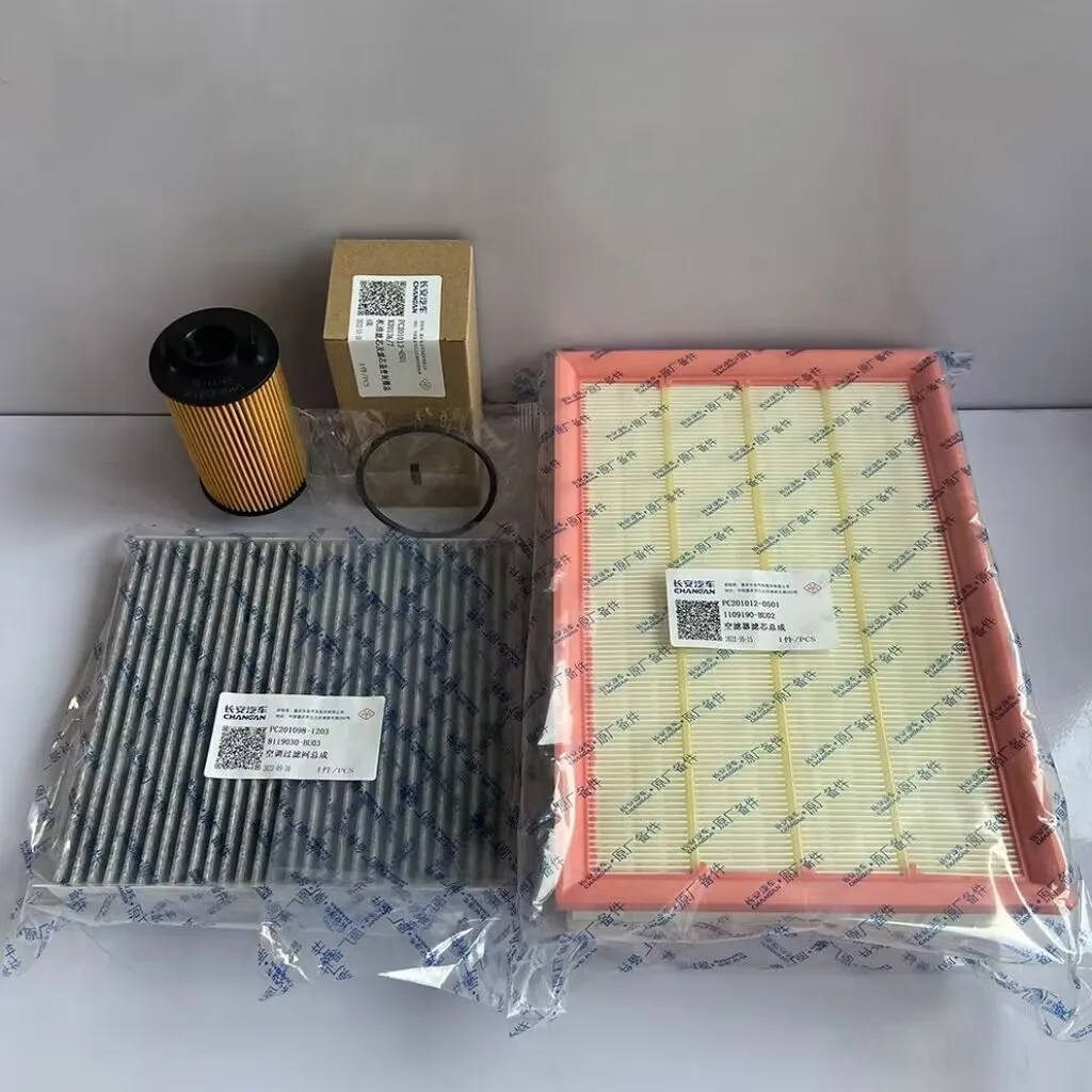 Engine Air&Cabin Air&Oil&Fuel Diesel 4 Filters a set  for Chinese CHANGAN HUNTER F70 1.9T Diesel Engine Autocar motor parts