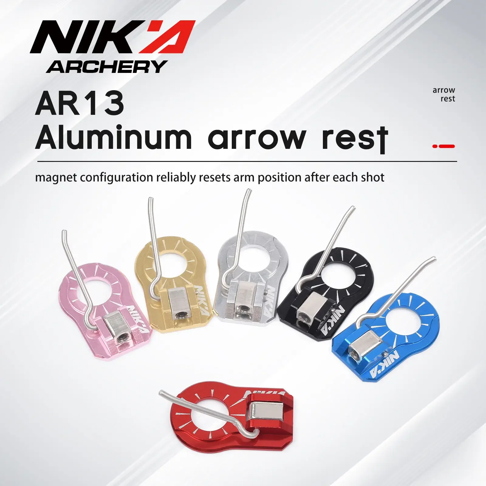 1 Stück Arrow Res NIKA Bogenschieß-Pfeilauflage für Links- und Rechtshänder, Pfeilauflage für die Jagd, Zubehör für Recurve-Bögen – Detail 2