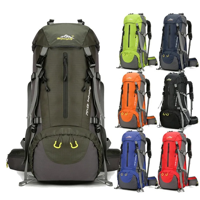 New outdoor mountaineering bag large capacity anti-splash leisure backpack hiking backpack