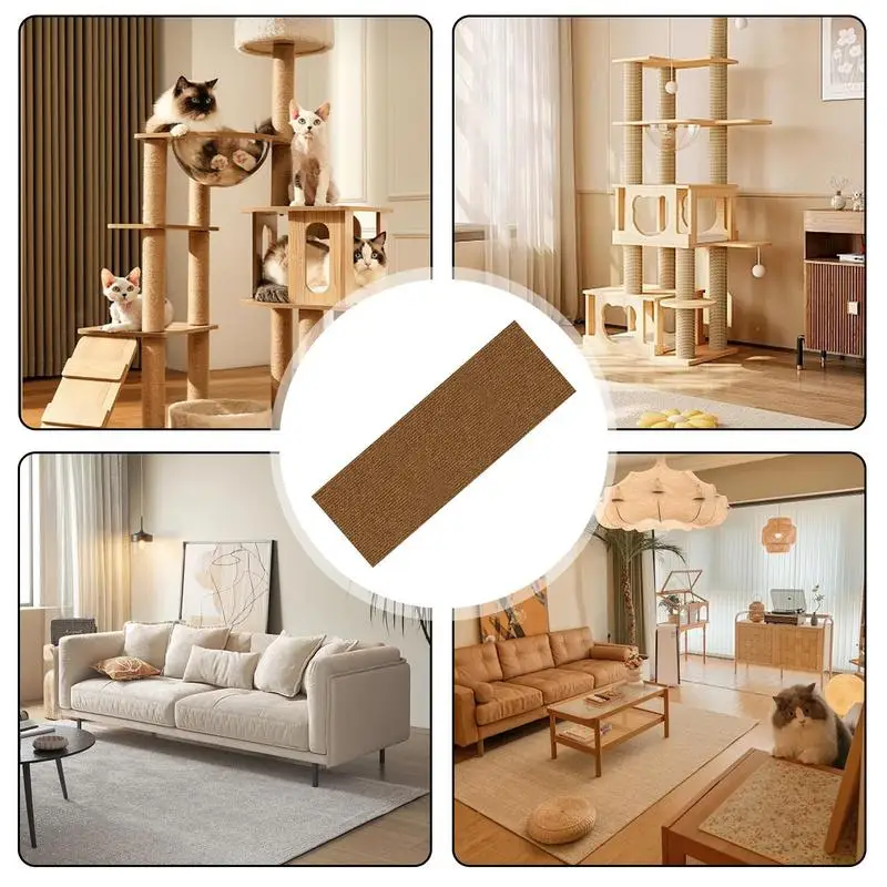 Trimmable Cat Scratching Board, protetor de móveis, Wall Scratcher, Scratch Pad