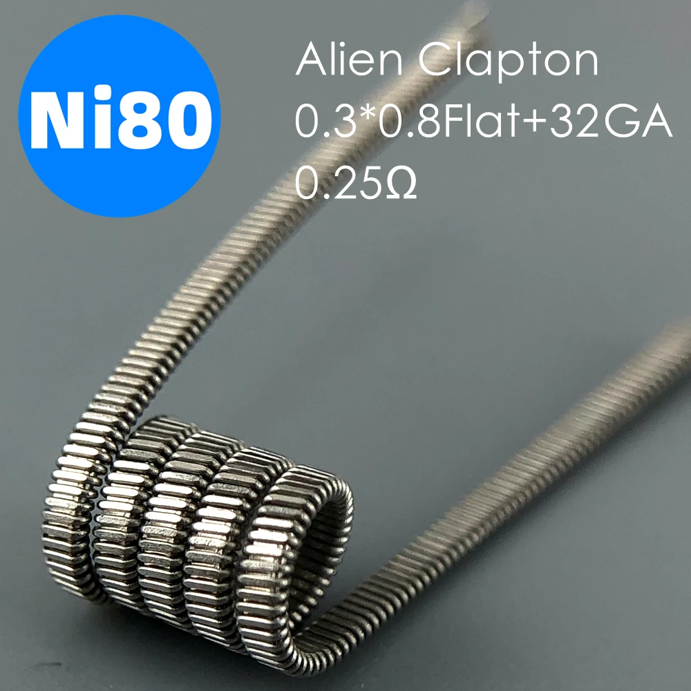 21 Hole 3.0mm/3mm/3/3.0 mm Springs Clips Coil Replacement Ni80Cr20/S.S.316L/KA1 3 Materials 50/20/10 Pcs