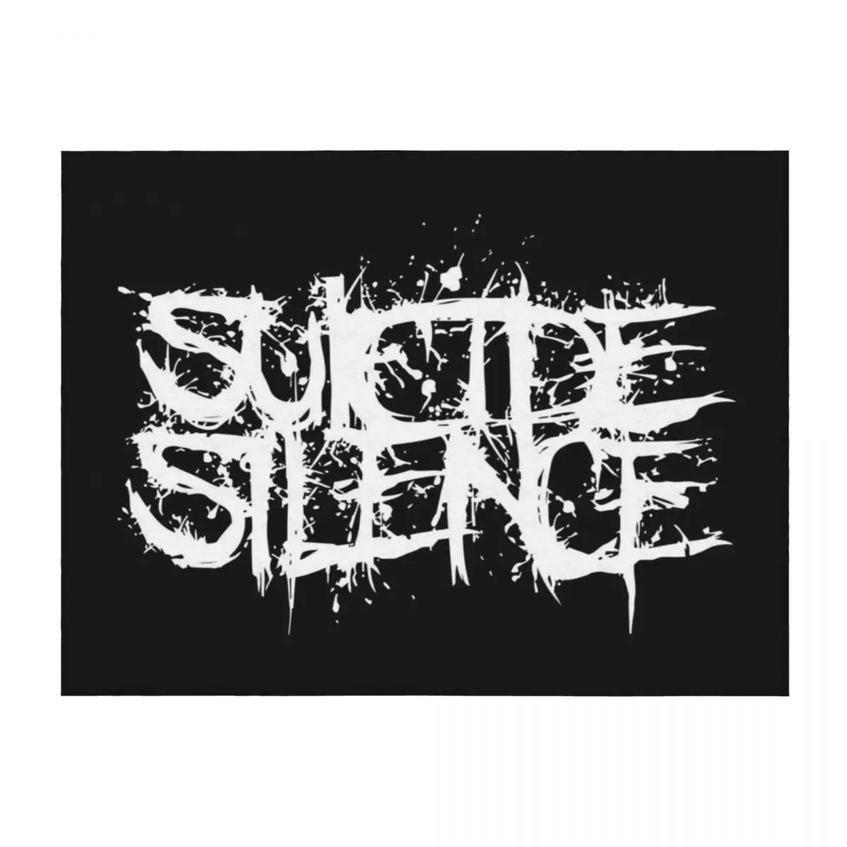 

Suicide Silence Throw Blanket Quilt wednesday funny gift Beautifuls Blankets