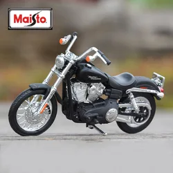 Maisto 1:18 Harley 2006 Dyna Street Bob Alloy Motorcycle Model Simulation Diecasts Metal Street Race Motorcycle Model Kids Gifts