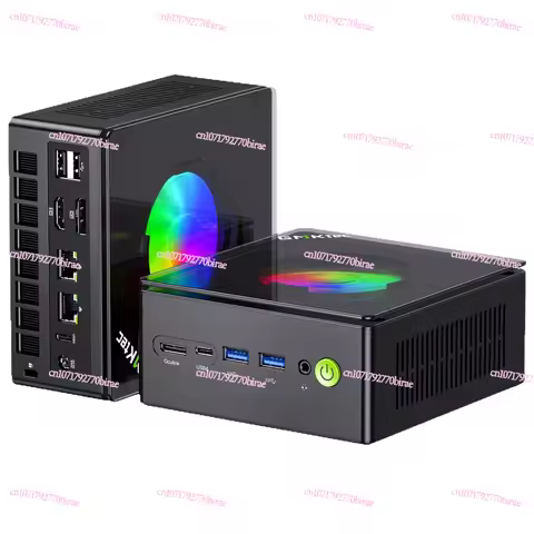 Mini PC K11 K8 Plus M7 AMD R9 8945HS 8845HS 6850H 2 * USB4 2 * DDR5 2 * 2.5G LAN Mini Gaming PC WiFi6 Desktop