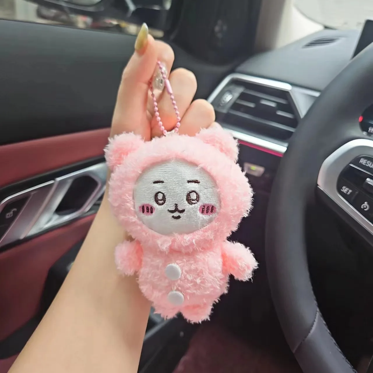 New Chiikawa Plush Doll Keychain Pyjamas Hachi Usachi Small Feet Pendant Self-deprecating Bear Cute Plush Doll Backpack Pendant