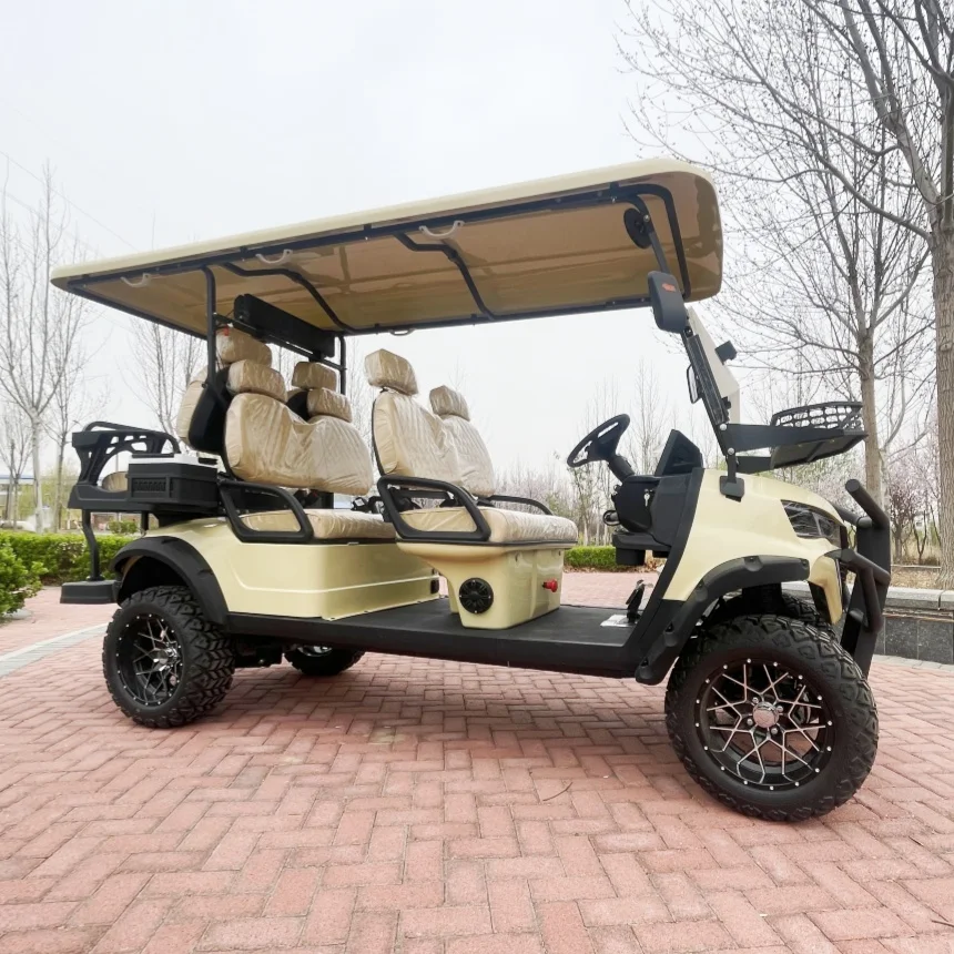 

Factory Direct 150W Solar Panel Powered New Energy Electric Golf Cart 7KW Motor High Performance Outdoor Off-Road Hunting Car