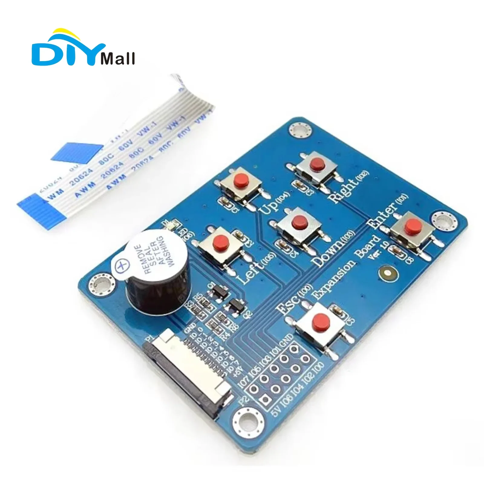 

Плата расширения ввода-вывода для 2,4–7,0 дюймов улучшенного HMI Nextion USART интеллектуального модуля ЖК-дисплея с переключателем зуммера