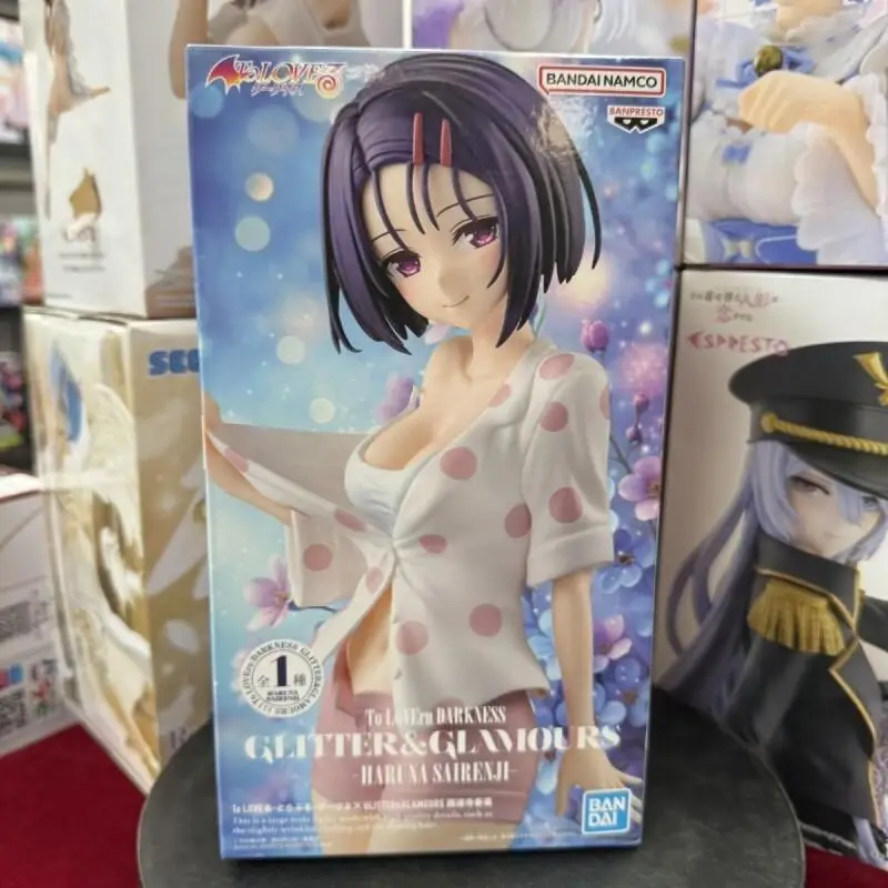 

Bandai Sairenji Haruna To Love Ru GLITTER GLAMOURS Action Figure PVC For Anime Fans Home Decoration Collectible Model High