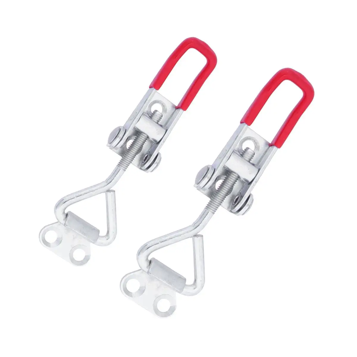 

2Pcs 4001 4002 Solid Toggle Latch Clamp Iron Adjustable Door Cabinet Box Case Toggle Latch Professional Heavy Duty Hand Tool
