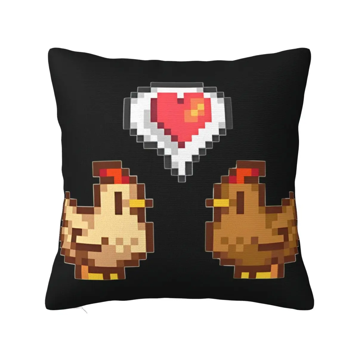 

Stardew Valley Chicken Love Pillow Cover Novelty Pillow Case Square Cushion Cover Pillowcases For Wedding Party Home Decor