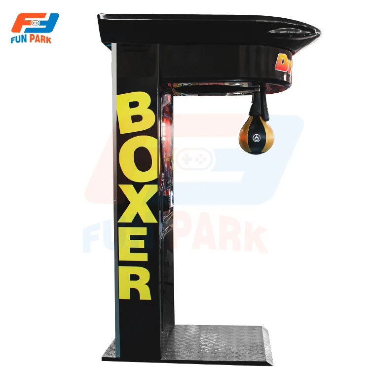 Hot Rapper Boxer Machine Amusement Park Electric Used Punching Bag Boxing Punch Arcade Game Machine for Sale