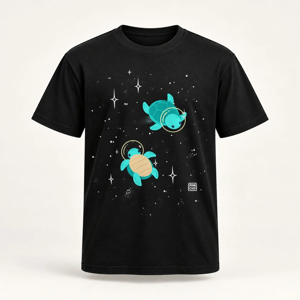 Space Turtles Classic Women T-Shirt sports fans female animal prinfor t shirt Women