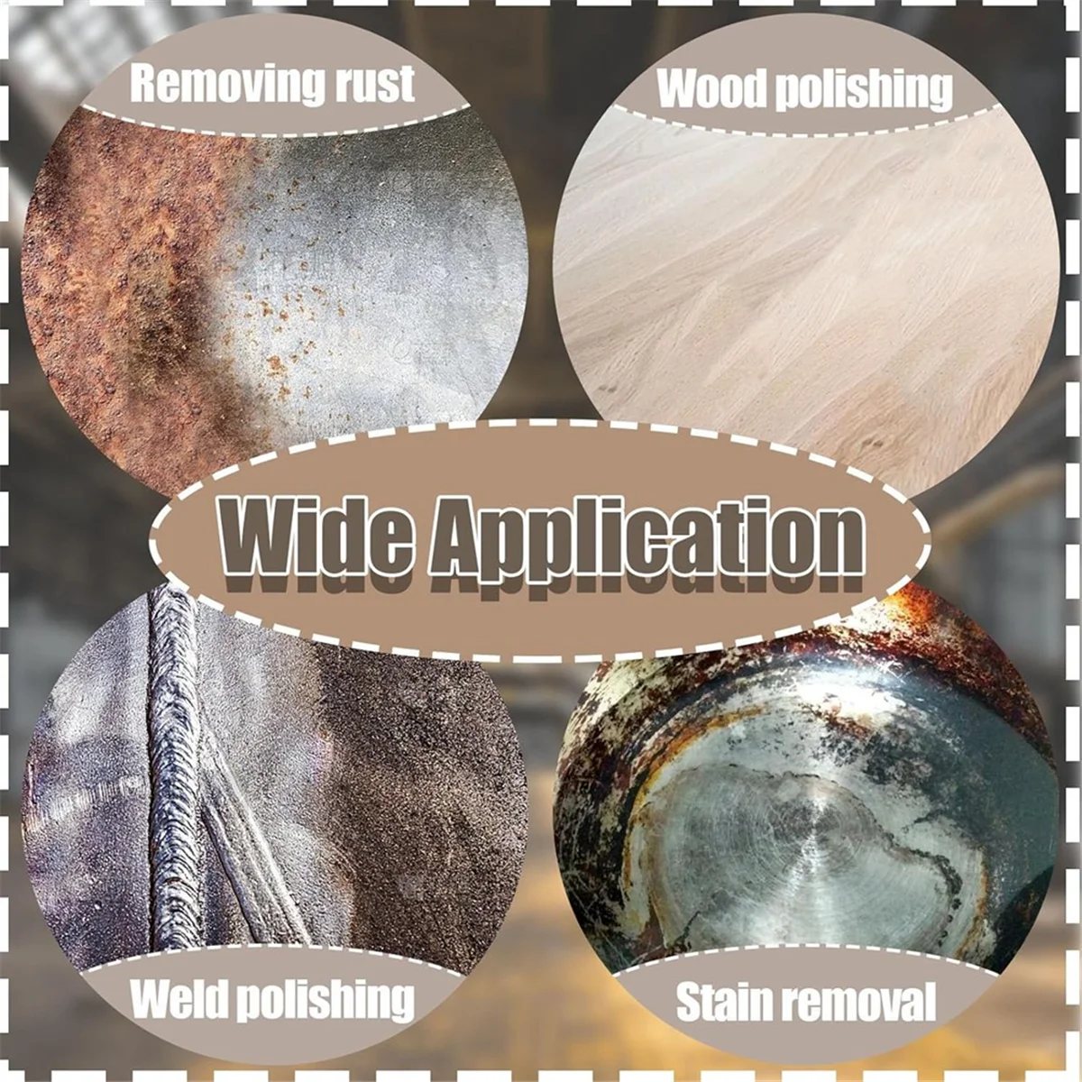 

Набор проволочных щеток ABNJ, 75 шт., стальная проволочная щетка, полировальные колеса, полный комплект, аксессуары с хвостовиком 1/8 дюйма для вращающихся инструментов