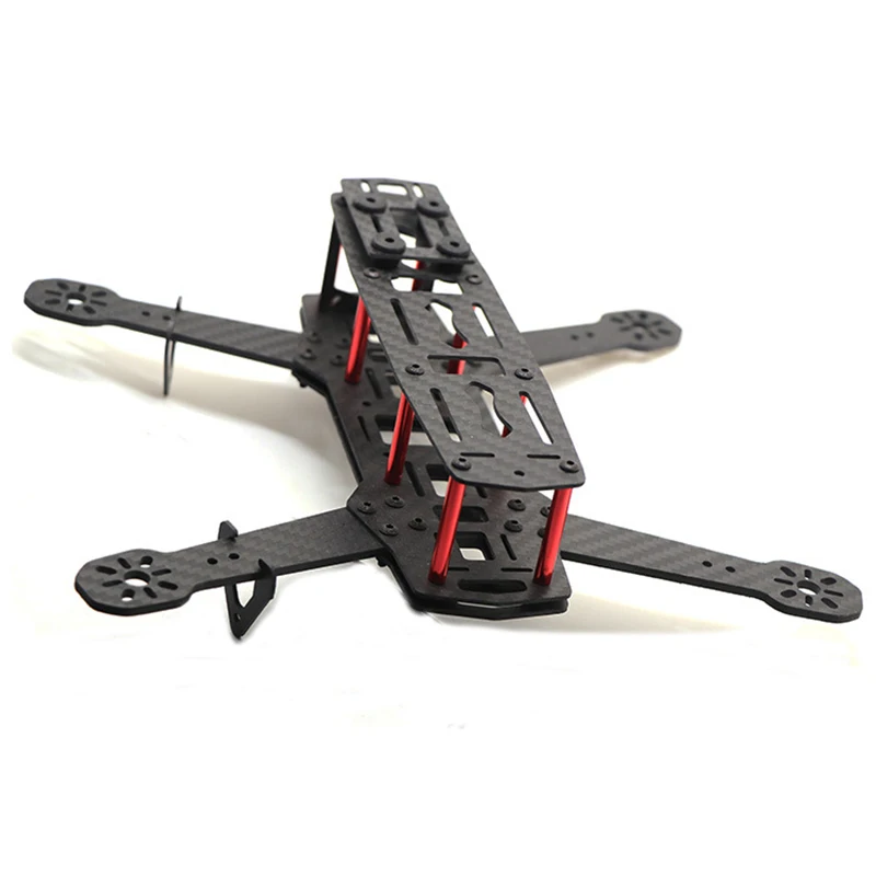 QAV250 3K Углеродное волокно 250 мм 4-осевой мини Радиоуправляемый Мультикоптер FPV Квадрокоптер беспилотный каркас несобранный черный