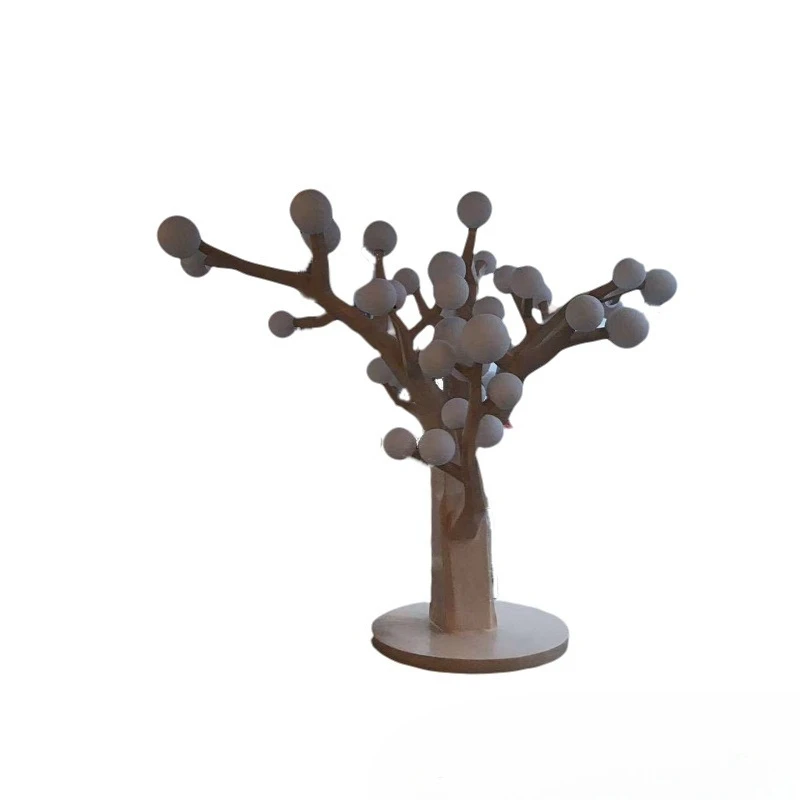 Creative simulated large tree sculpture, outdoor landscape, store display, and mall display welcome ornament
