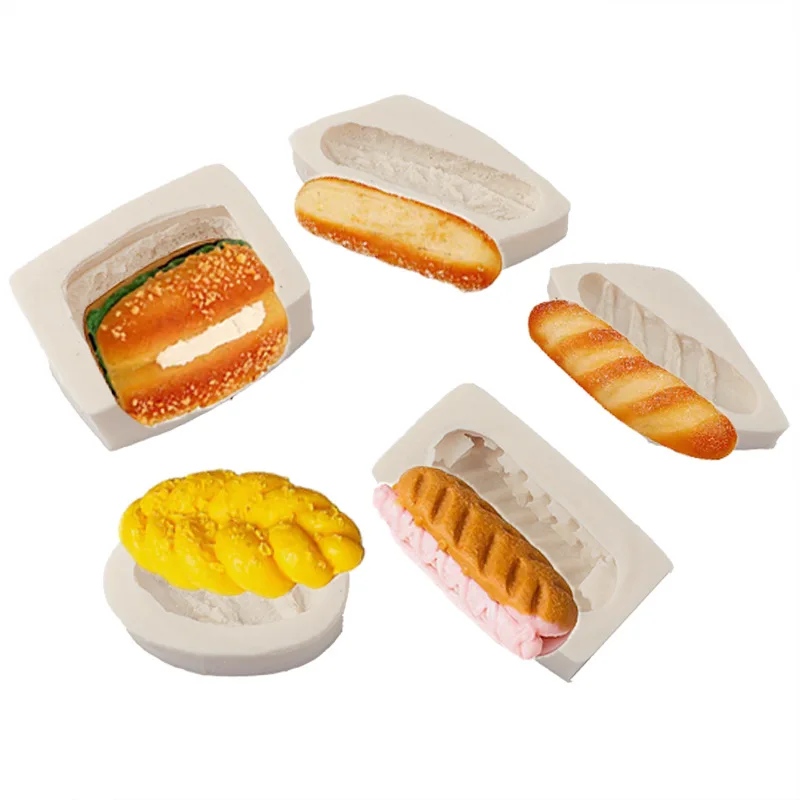 Hamburg Bread Fondant Cooking Tools Silicone Mold For Baking Of Cake Decorating Kitchen Ware Sugar Pastry Bakery Mug