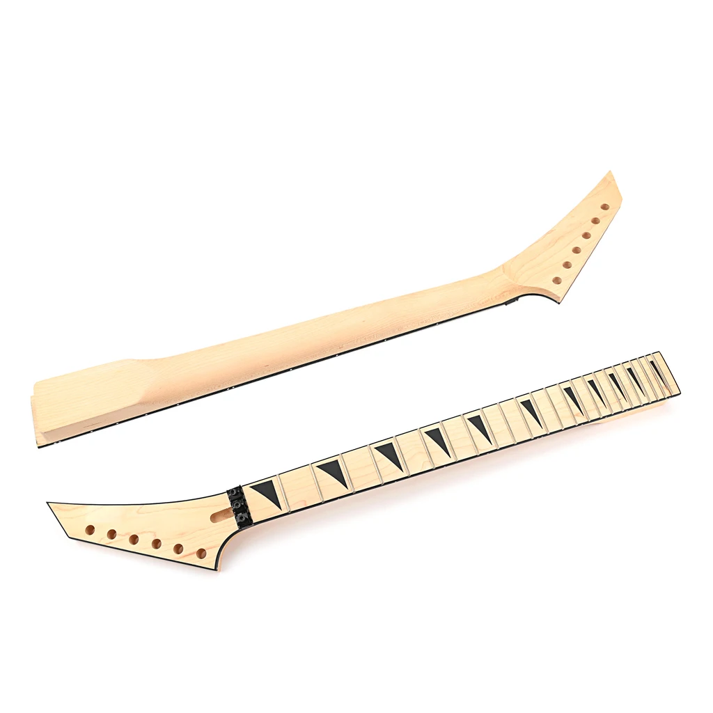 

2025 Electric Guitar Neck 24 Fret 25.5 Inch Maple Fingerboard Locking Nut Replacement For Jackson Style Guitar Right Head