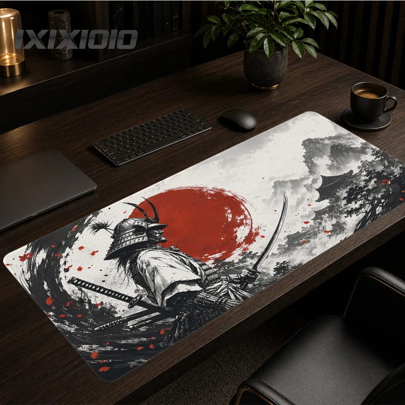 Mouse Pad Samurai Gaming XL HD Custom New Mousepad XXL Mechanical Keyboard Pad Office Carpet Natural Rubber Desktop Mouse Pad