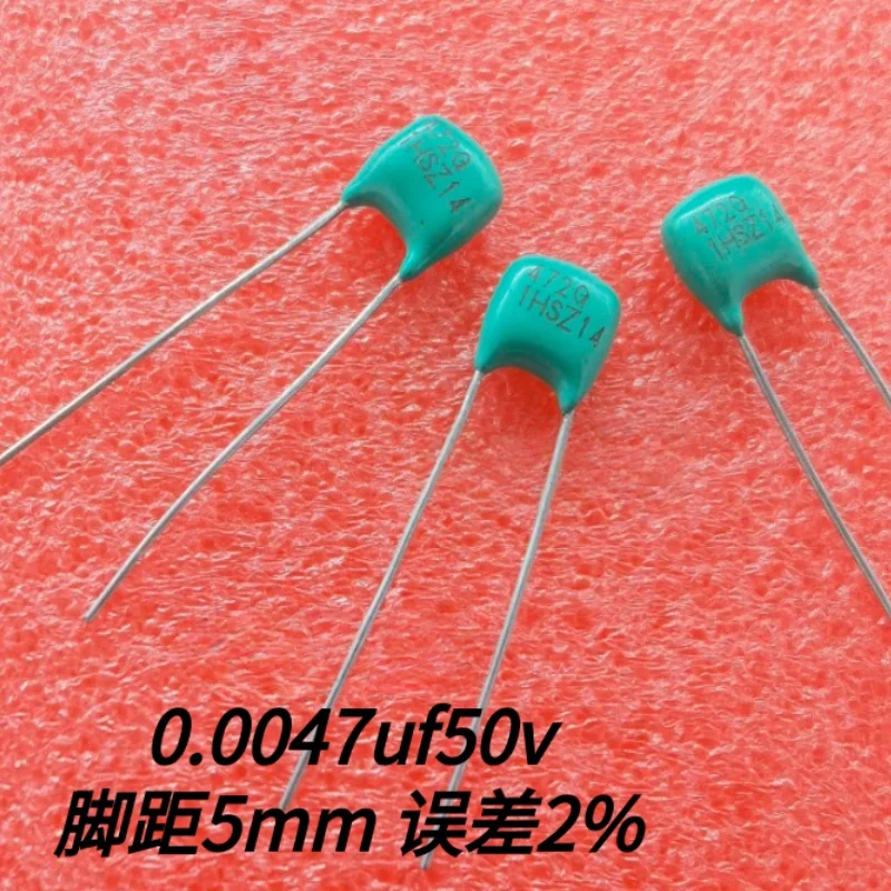 

10PCS high-precision fever capacitor 4700pf 50v 0.0047uf 50v 472 50v