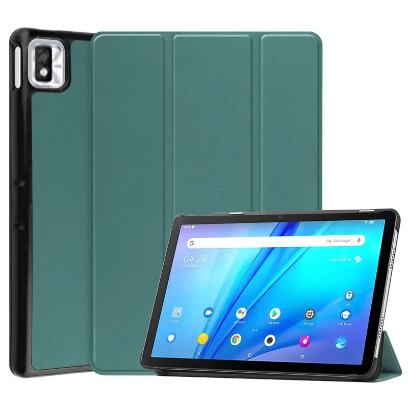 Smart Tablet Funda For TCL Nxtpaper Tab 10s Case Tri-Folded PU Leather Stand Magnetic Cover For Coque TCL 9080G 9081X 10.1 inch