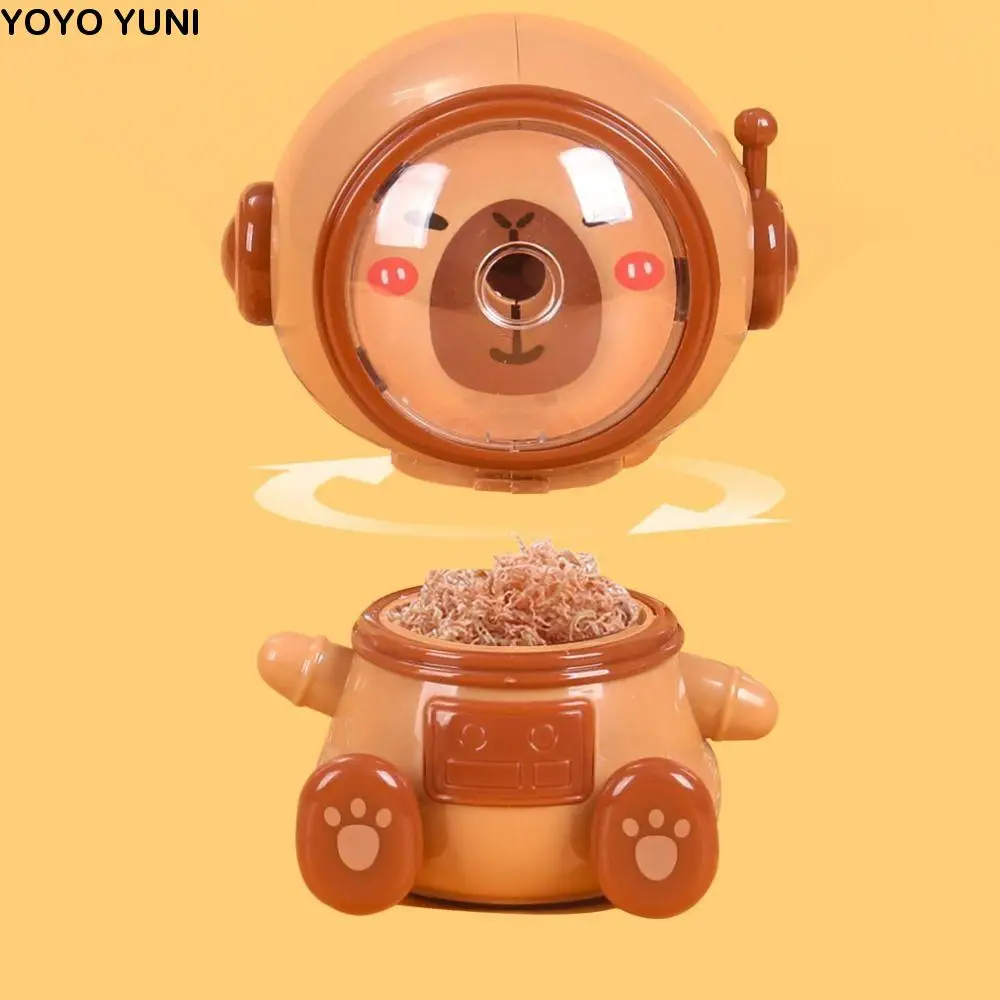 

Automatically Enters Lead Capybara Pencil Sharpeners Korean Style Cartoon Student Stationery Supplies Cute Large Capacity