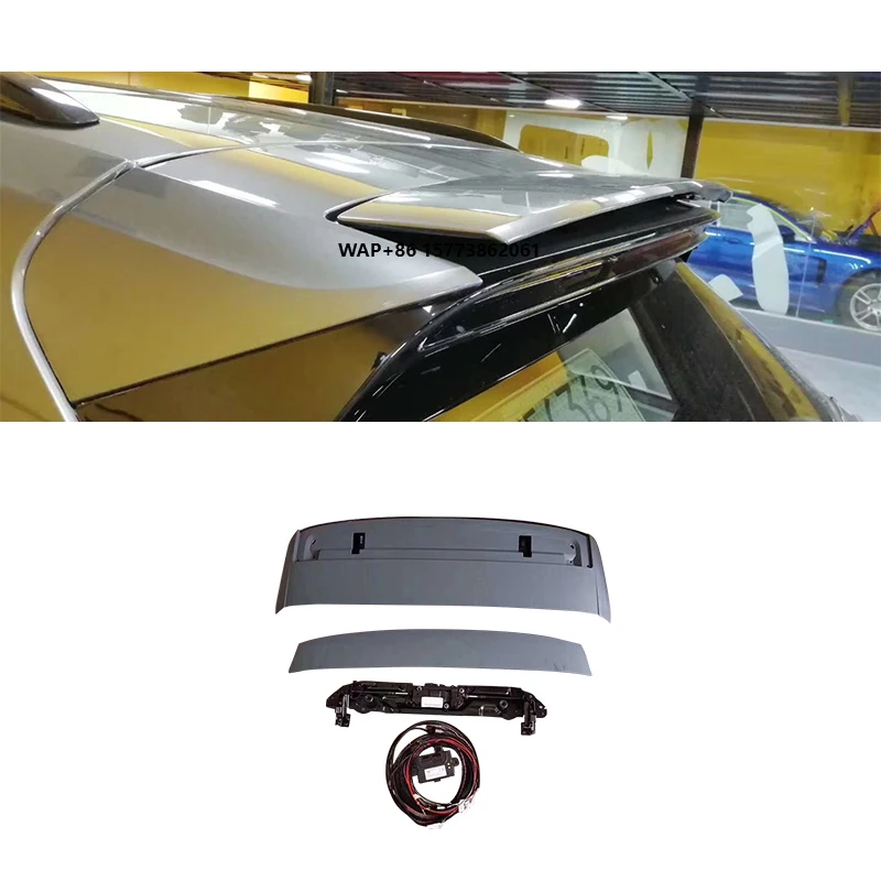 

For Cayenne 2018-2024 Car Modified with Turbo Rear Decorative Panel 9Y0 Fixed Rear Wing