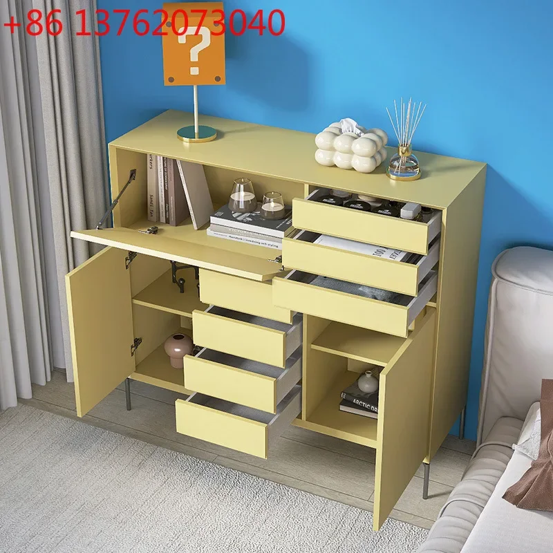TTItalian minimalist paint chest cabinet dopamine furniture Nordic storage side multi-purpose cabinet
