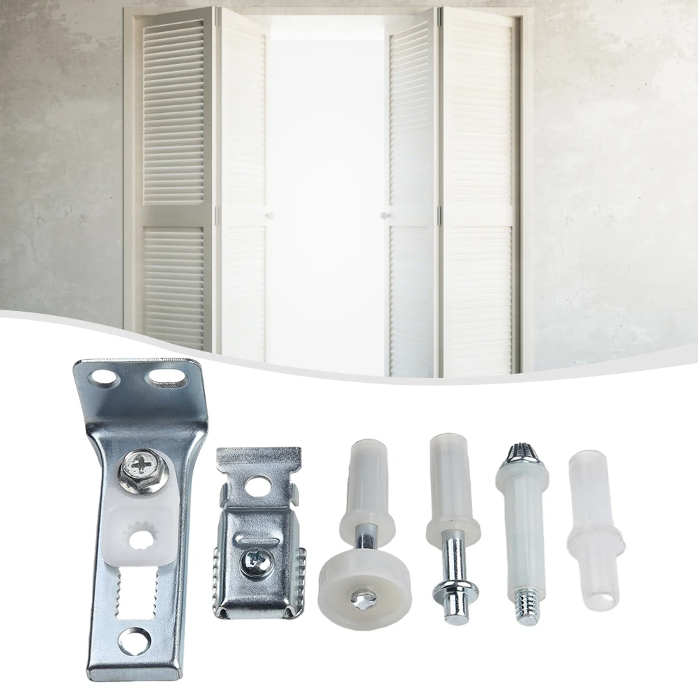 Bi-Fold Door Hardware Repair Easy To Install Silver White Thick Doors High Quality 1\\\