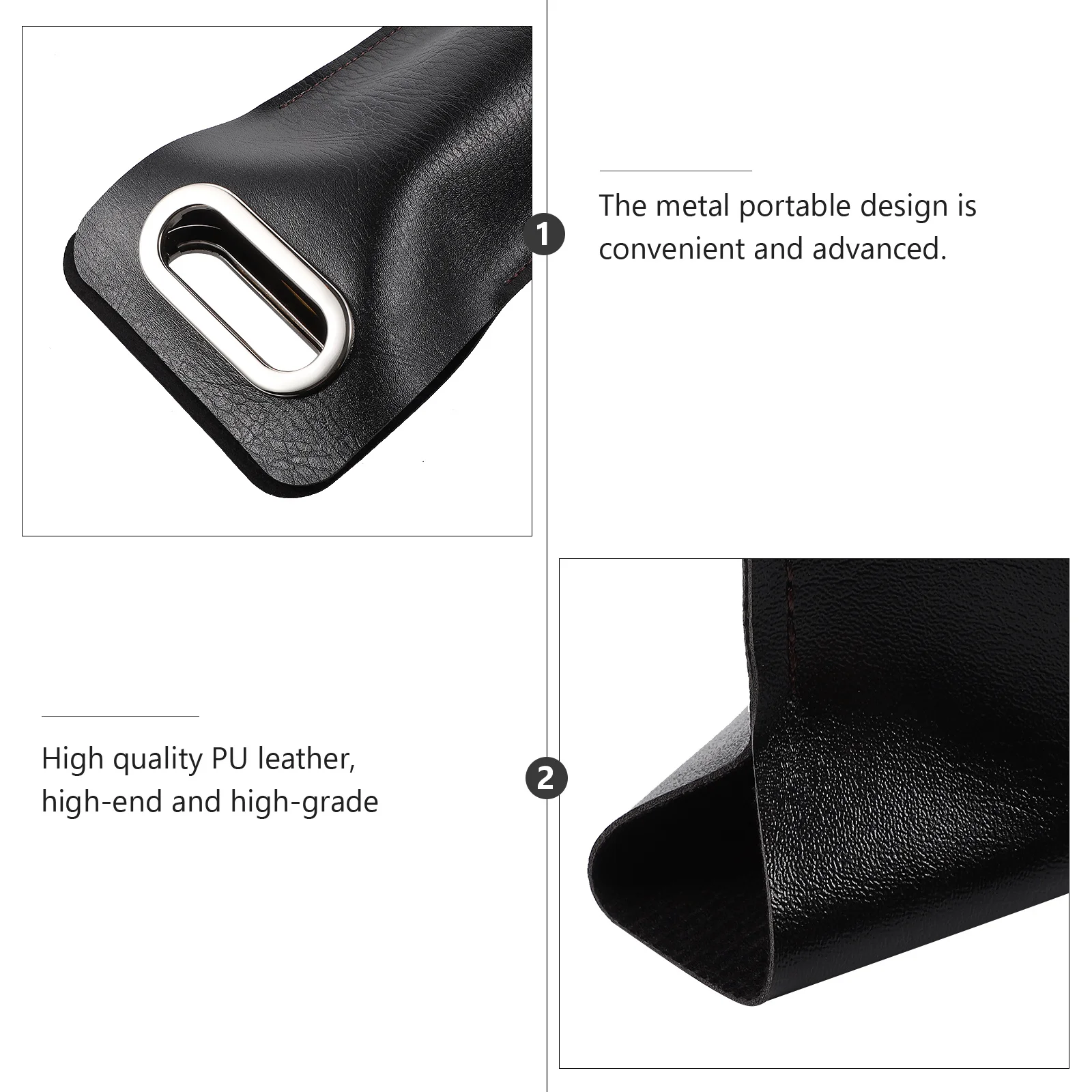 

1Pcs Wine Hand-Carried Bag Stylish PU with Solid Handle Large Capacity for Wine Bottle Protection Perfect for Gifts and