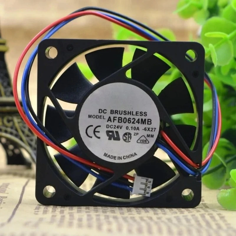 

Brand New Original AFB0624MB 6015 6CM DC24V 0.10A 3 Wire -6X27 Ball Inverter Fast delivery