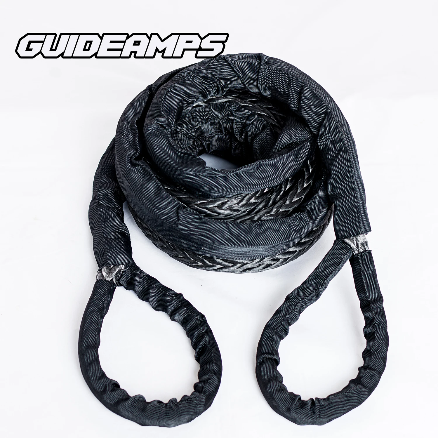 guideamps uhmwpe tow rope 12mm x 9m-26400lbs for 4x4 atv utv suv Heavy Duty Emergency Off-Road