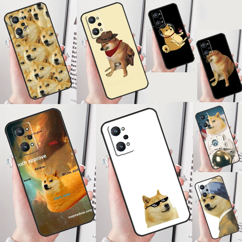 

Чехол Doge Meme Kabosu для Realme GT 6 6T GT 7 Pro C75 C67 C61 C55 C53 C51 C21Y C25S 10 11 12 13 14 Pro Plus