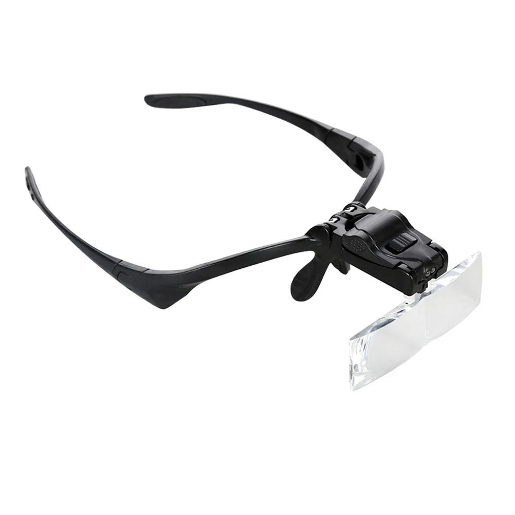 Lampa powiększająca do makijażu z oświetleniem LED do przedłużania rzęs, narzędzie do aplikacji, noszona na czole, jasna lampa, akcesorium kosmetyczne (1 szt.)