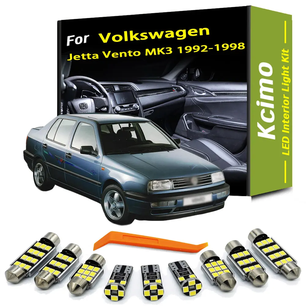 

LED car dome light interior T10 12V 300LM Kit Lights Super Bright Plug for Volkswagen Jetta Vento MK3 3 III 1992-1998