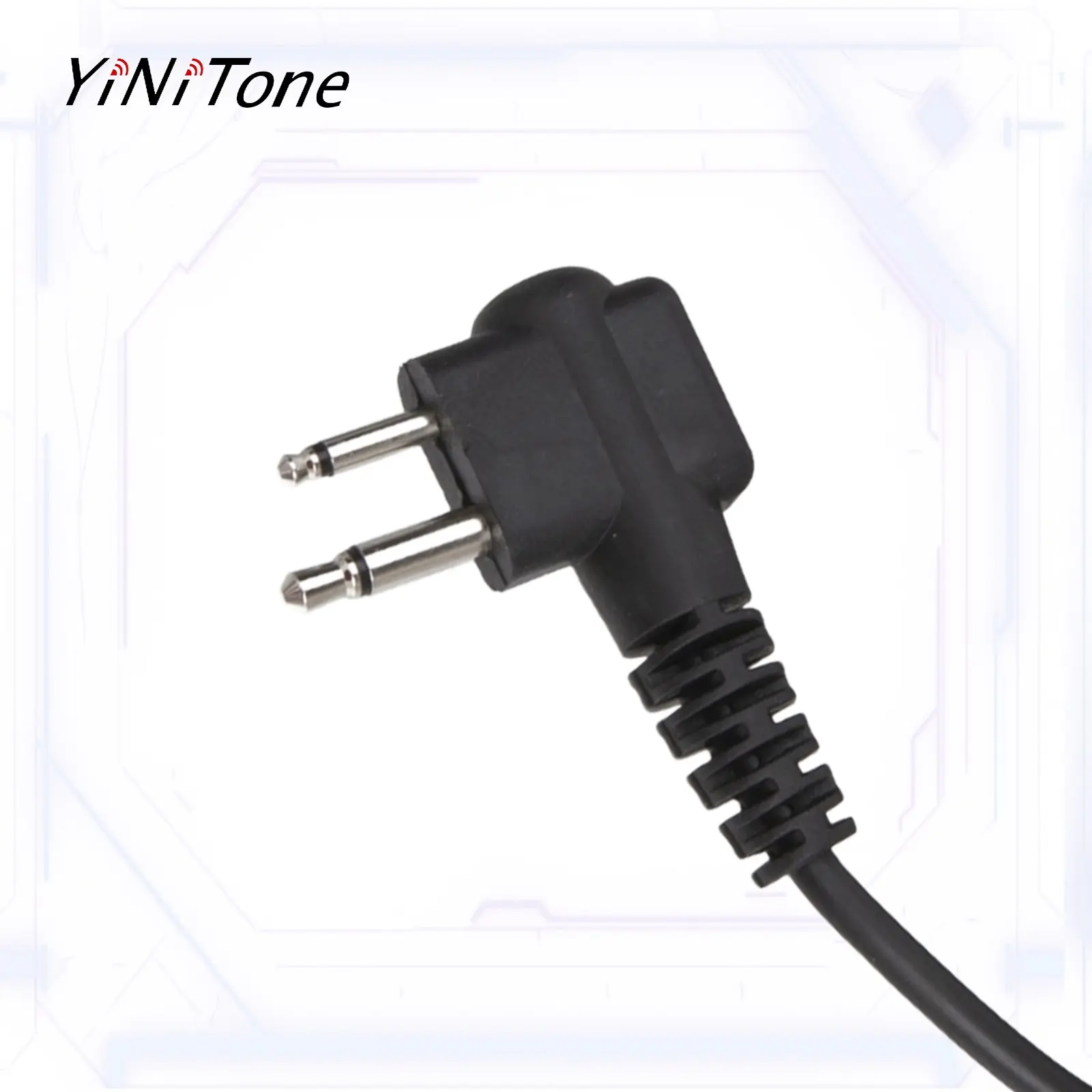 Covert Acoustic Tube Anti-noise 2 Pin Headset for MOTOROLA GP300 GP308 GP68 GP88s GP100 DEP450 walkie talkie Earpiece with Mic