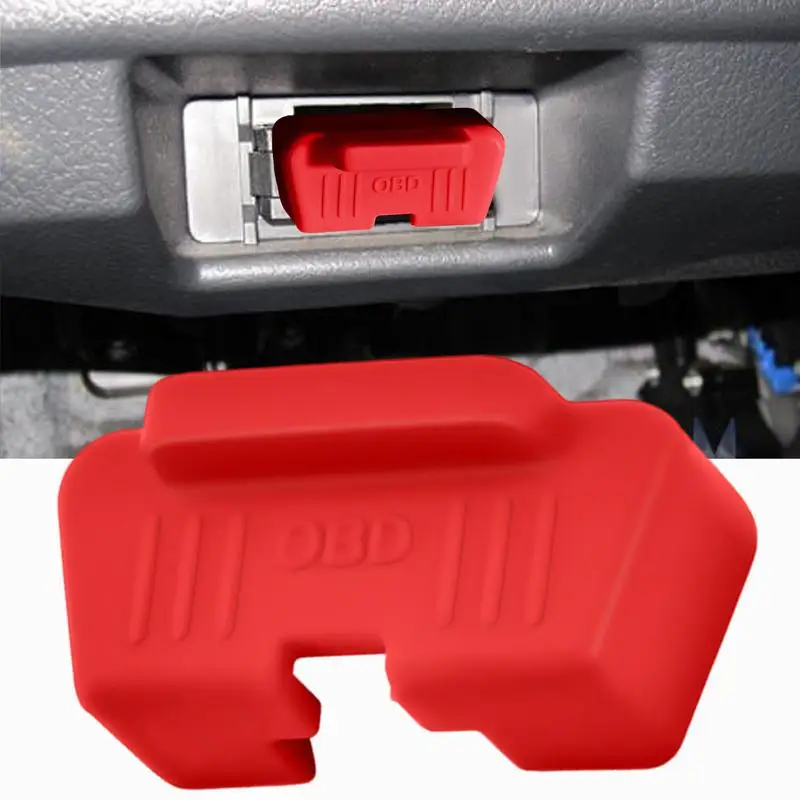 waterproof car OBD Port Cover silicone rust-proof OBD Port Lock Protective Sleeve Dust OBD Clogging Caps for Car Accessories