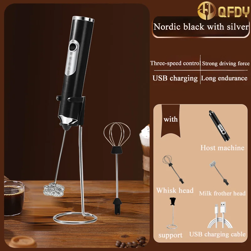 kitchen New milk frother Household electric Blender milk frotherhand whisk coffee foam maker Milk whisk maker