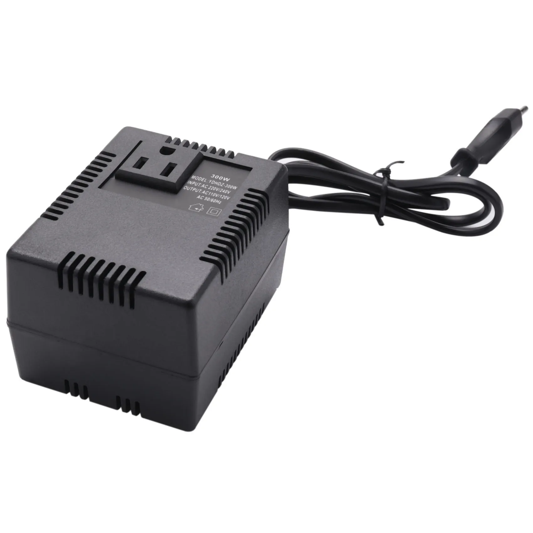 Happy Too.300W 220/240V To 110/120V Ac Step Down Travel Voltage Transformer Converter Eu Plug