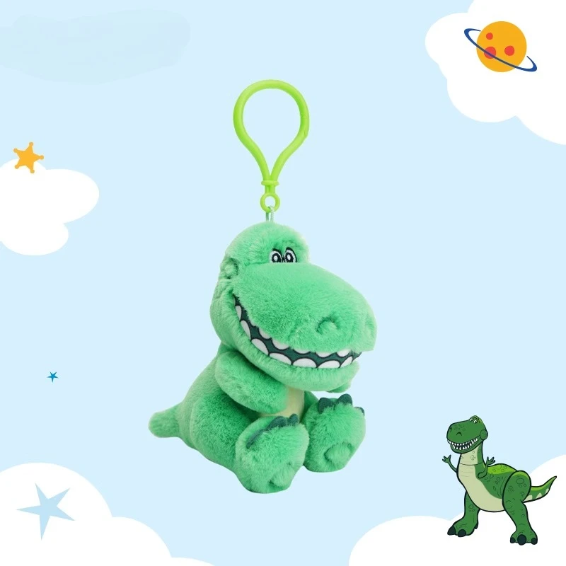 

Disney Pixar Toy Story Rex Pluan Keychain -Soft Dinosaur Stuffed Animal Toy Accessory Gift for Kids, Bag & Backpack Decor