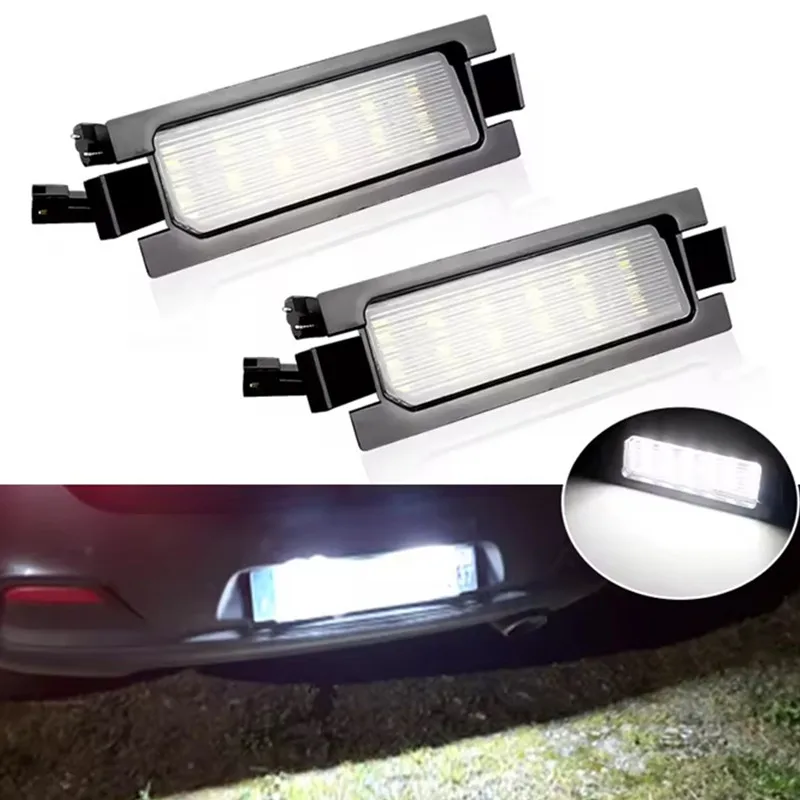2pcs LED License Number Plate Light Lamp For Hyundai i30 Accent Elantra GT Hatchback 2013 2014 2015 2016 2017 Free Error
