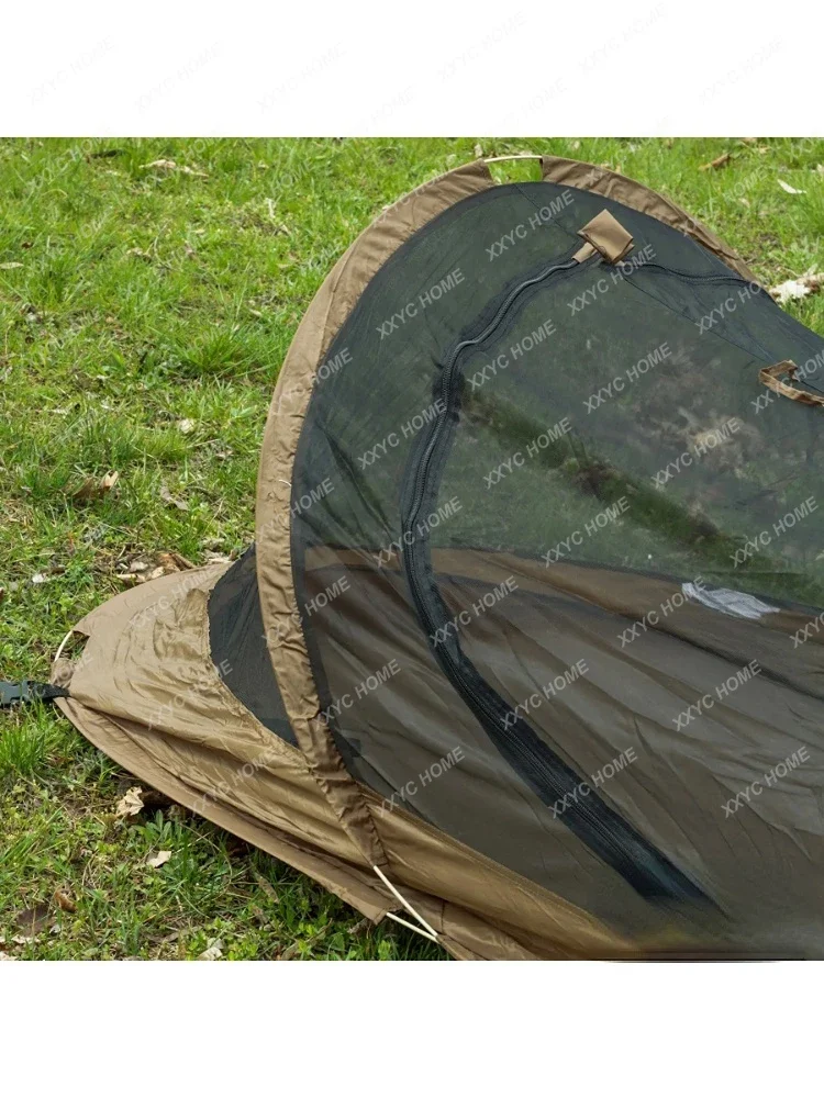 Camp Bed Mosquito Net Single Anti Mosquito Waterproof Single Tent Outdoor Single Tactical Shelter Decor