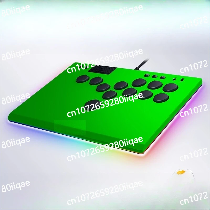 

Игровой зеленый полнокнопочный оптический контроллер, компьютерный джойстик