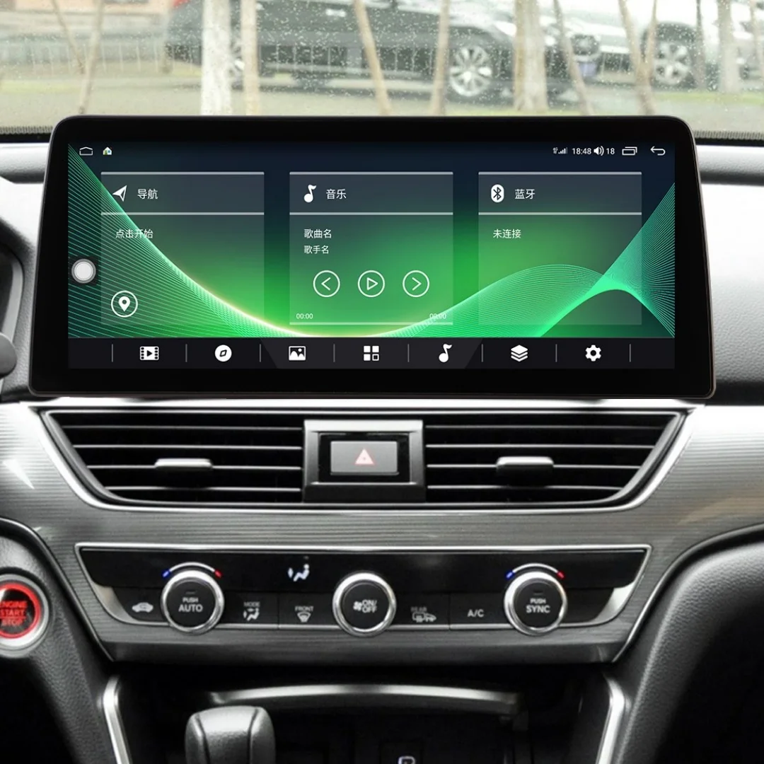 شاشة 12.3 بوصة تعمل باللمس لهوندا أكورد 10 2018 2019 2020 2021 + راديو ستيريو أندرويد 12 وحدة رأس Apple CarPlay اللاسلكية التلقائية