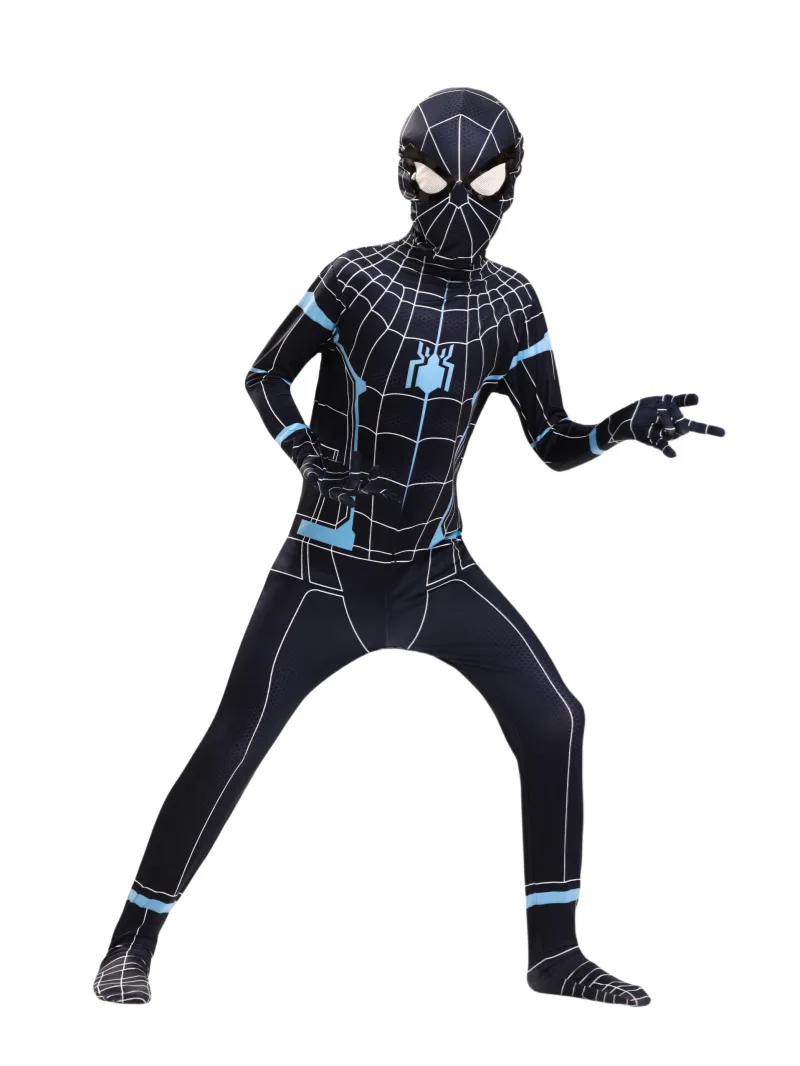 Miles Morales Spider Theme Full Zentai Cosplay Suit Outfit Halloween Party Costume Collectible Holiday Gift For Cos Fans